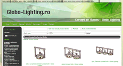 Desktop Screenshot of globo-lighting.ro